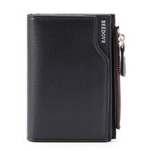 Load image into Gallery viewer, BEEDOVR 9902 Men Short Wallet Multi-card Zipper ID Bag, BEEDOVR 9902 Black, BEEDOVR 9902 Brown
