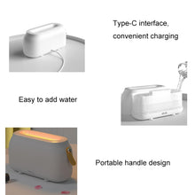 Load image into Gallery viewer, Simulation Flame Aromatherapy Humidifier Bedroom Ambient Light, White, Green, Gray, 3 Colors (RGB)