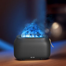 Load image into Gallery viewer, Simulation Flame Aromatherapy Humidifier Bedroom Ambient Light, White, Green, Gray, 3 Colors (RGB)