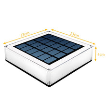 Load image into Gallery viewer, TS-S5306 Outdoor Solar Column Head Lamp IP68 Waterproof Lawn Yard Light, Style:, Three Color Switch, RGB Gradient + Color Fixing