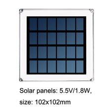 Load image into Gallery viewer, TS-S5306 Outdoor Solar Column Head Lamp IP68 Waterproof Lawn Yard Light, Style:, Three Color Switch, RGB Gradient + Color Fixing