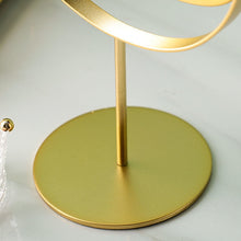 Load image into Gallery viewer, Desktop Makeup Mirror Simple Portable Mirror Rotating Dressing Mirror,Style:, Gold High Model, Gold Stand Model, Black High Model, Black Stand Model