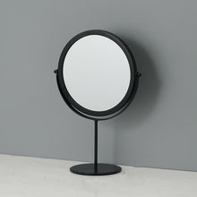 Load image into Gallery viewer, Desktop Makeup Mirror Simple Portable Mirror Rotating Dressing Mirror,Style:, Gold High Model, Gold Stand Model, Black High Model, Black Stand Model