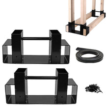 Load image into Gallery viewer, Heavy Duty Firewood Racks Indoor And Outdoor Wood Storage Racks, Wood Storage Racks