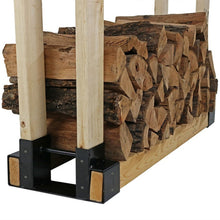 Load image into Gallery viewer, Heavy Duty Firewood Racks Indoor And Outdoor Wood Storage Racks, Wood Storage Racks