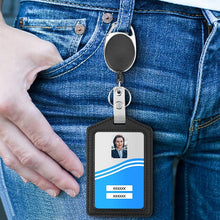 Load image into Gallery viewer, ZT-6330 3 in 1 PU Leather ID Card Retractable Buckle Halter Protective Case, ZT-6330