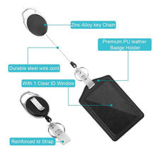 Load image into Gallery viewer, ZT-6330 3 in 1 PU Leather ID Card Retractable Buckle Halter Protective Case, ZT-6330