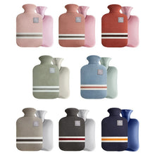 Load image into Gallery viewer, Large Explosion-proof Water-injected PVC Warm Water Bag, Spec:, 1000ml (Light Pink), 1000ml (Leather Pink), 1000ml (Orange), 1000ml (Bean Green), 1000ml (Light Gray), 1000ml (Dark Gray), 1000ml (Navy Blue), 1000ml (Sky Blue), 2000ml (Light Pink)       ...