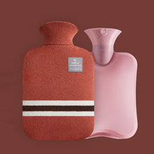 Load image into Gallery viewer, Large Explosion-proof Water-injected PVC Warm Water Bag, Spec:, 1000ml (Light Pink), 1000ml (Leather Pink), 1000ml (Orange), 1000ml (Bean Green), 1000ml (Light Gray), 1000ml (Dark Gray), 1000ml (Navy Blue), 1000ml (Sky Blue), 2000ml (Light Pink)       ...