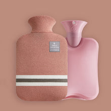 Load image into Gallery viewer, Large Explosion-proof Water-injected PVC Warm Water Bag, Spec:, 1000ml (Light Pink), 1000ml (Leather Pink), 1000ml (Orange), 1000ml (Bean Green), 1000ml (Light Gray), 1000ml (Dark Gray), 1000ml (Navy Blue), 1000ml (Sky Blue), 2000ml (Light Pink)       ...