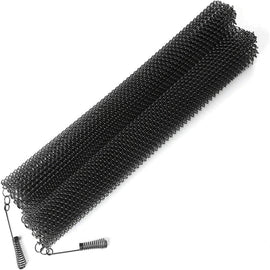 Fireplace Metal Mesh Screen Fireplace Screen To Prevent Sparks From Spilling Out, 61x45.7cm