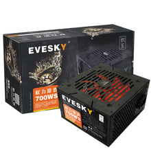 Load image into Gallery viewer, EVESKY  700WS  ATX 12V Computer Power Supply With 12cm Fan, 700WS