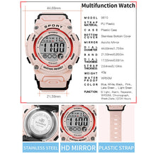Load image into Gallery viewer, SYNOKE 9810 Multifunctional Luminous Waterproof Student Sports Watch