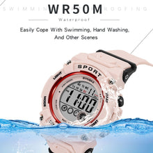 Load image into Gallery viewer, SYNOKE 9810 Multifunctional Luminous Waterproof Student Sports Watch