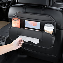 Load image into Gallery viewer, Car Seat Rear Leather Multi-function Convenient Storage Bag, Storage Bag (Black)