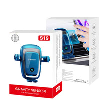 Load image into Gallery viewer, S19 15W Gravity Car Phone Wireless Charging Stand, S19 Blue, S19 Black, S19 White