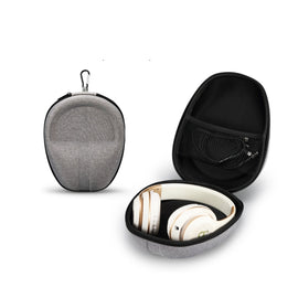 Universal Headphone Organizer Headphone Storage Bag Without Carabiner,Color:, Gray, Black