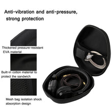 Load image into Gallery viewer, Universal Headphone Organizer Headphone Storage Bag Without Carabiner,Color:, Gray, Black