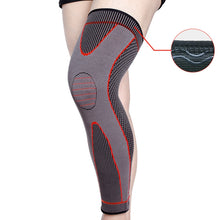 Load image into Gallery viewer, Nylon Knitted Riding Sports Extended Knee Pads, S, M, L