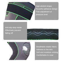 Load image into Gallery viewer, Nylon Knitted Riding Sports Extended Knee Pads, XL, XXL