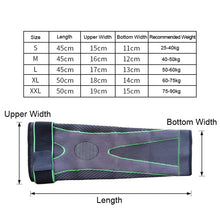 Load image into Gallery viewer, Nylon Knitted Riding Sports Extended Knee Pads, XL, XXL
