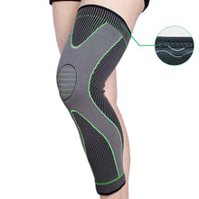 Load image into Gallery viewer, Nylon Knitted Riding Sports Extended Knee Pads, S, M, L