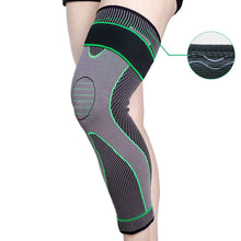 Load image into Gallery viewer, Nylon Knitted Riding Sports Extended Knee Pads, S, M, L