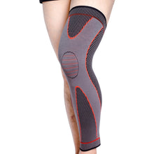 Load image into Gallery viewer, Nylon Knitted Riding Sports Extended Knee Pads, S, M, L