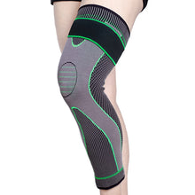 Load image into Gallery viewer, Nylon Knitted Riding Sports Extended Knee Pads, S, M, L