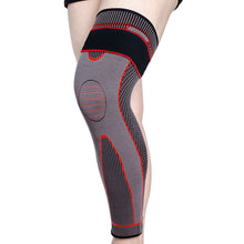 Load image into Gallery viewer, Nylon Knitted Riding Sports Extended Knee Pads, S, M, L