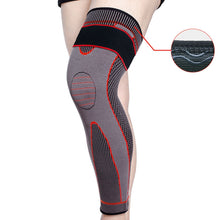 Load image into Gallery viewer, Nylon Knitted Riding Sports Extended Knee Pads, S, M, L