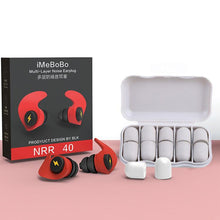 Load image into Gallery viewer, Anti-noise Sleep Earplugs Soundproof Earplugs, Red, Blue, Black