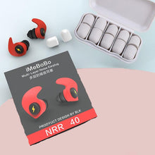 Load image into Gallery viewer, Anti-noise Sleep Earplugs Soundproof Earplugs, Red, Blue, Black