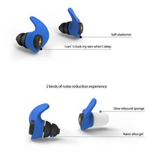 Load image into Gallery viewer, Anti-noise Sleep Earplugs Soundproof Earplugs, Red, Blue, Black