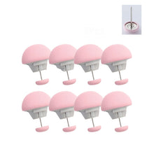 Load image into Gallery viewer, 8 PCS Non-marking One-touch Unlocking Mushroom-shaped Quilt Fixer, Pink+Cloth Needle, Gray+Cloth Needle, Blue+Cloth Needle, White+Cloth Needle, Light Pink+Gum Needle, Light Blue+Glue Needle, White+Glue Needle
