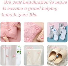 Load image into Gallery viewer, 8 PCS Non-marking One-touch Unlocking Mushroom-shaped Quilt Fixer, Pink+Cloth Needle, Gray+Cloth Needle, Blue+Cloth Needle, White+Cloth Needle, Light Pink+Gum Needle, Light Blue+Glue Needle, White+Glue Needle