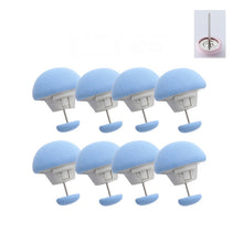 Load image into Gallery viewer, 8 PCS Non-marking One-touch Unlocking Mushroom-shaped Quilt Fixer, Pink+Cloth Needle, Gray+Cloth Needle, Blue+Cloth Needle, White+Cloth Needle, Light Pink+Gum Needle, Light Blue+Glue Needle, White+Glue Needle