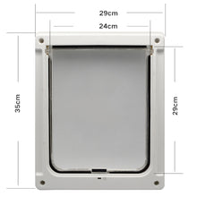 Load image into Gallery viewer, GM-01 Pet Door Pet Supplies ABS Dog and Cat Door Hole, GM-01 White