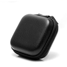 Load image into Gallery viewer, Retro Leather USB Data Cable Storage Bag Earphone Headset Case Pouch Box, Black, Brown, Gray