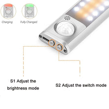 Load image into Gallery viewer, 2.8W USB Charging Smart Human Body Sensing Wardrobe Lamp, Length:, 22 cm, 30 cm, 40 cm