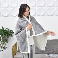 Load image into Gallery viewer, Flannel Thickened Embossed Shawl Blanket Office Air Conditioning Blanket, 80x130cm, 100x150cm
