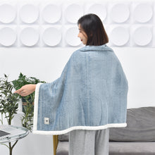Load image into Gallery viewer, Flannel Thickened Embossed Shawl Blanket Office Air Conditioning Blanket, 80x130cm, 100x150cm