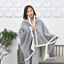 Load image into Gallery viewer, Flannel Thickened Embossed Shawl Blanket Office Air Conditioning Blanket, 80x130cm, 100x150cm