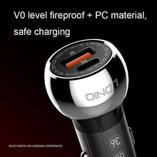Load image into Gallery viewer, LDNIO C1 36W PD + QC 3.0 Car Fast Charger High Power Intelligent USB Car Charger, with Micro USB Cable, with 8 Pin Cable, with USB-C/Type-C Cable
