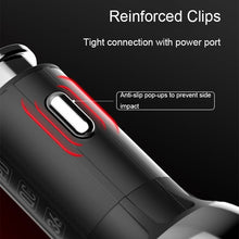 Load image into Gallery viewer, LDNIO C1 36W PD + QC 3.0 Car Fast Charger High Power Intelligent USB Car Charger, with Micro USB Cable, with 8 Pin Cable, with USB-C/Type-C Cable