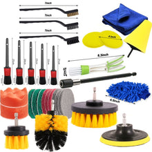 Load image into Gallery viewer, 30 PCS / Set Car Beauty Details Brush Drill Brush Car Wash Glove Set, 30 in 1