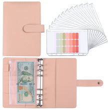 Load image into Gallery viewer, A6 Macaron Notebook PU Loose-leaf Cash Budget Handbook