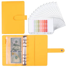 Load image into Gallery viewer, A6 Macaron Notebook PU Loose-leaf Cash Budget Handbook