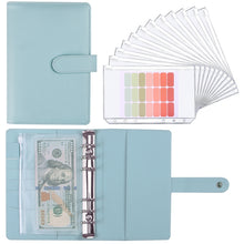 Load image into Gallery viewer, A6 Macaron Notebook PU Loose-leaf Cash Budget Handbook