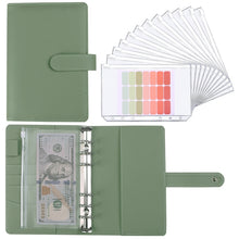 Load image into Gallery viewer, A6 Macaron Notebook PU Loose-leaf Cash Budget Handbook
